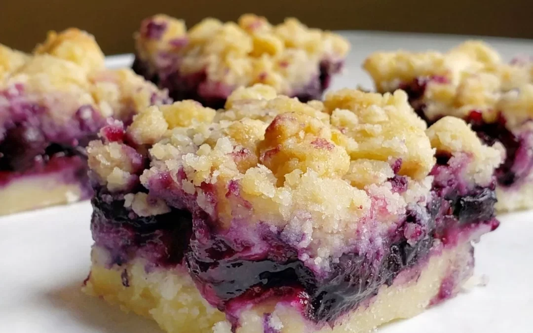 Vegan Blueberry Pie Squares