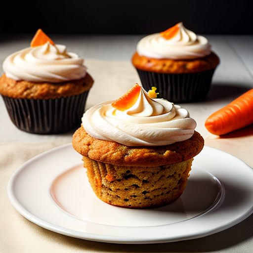 vegan carrot cake muffins
